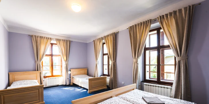 Útulný penzion v Jeseníkách: apartmán až pro 6 osob, výlety do Velkých Losin, na Praděd i k vodopádům