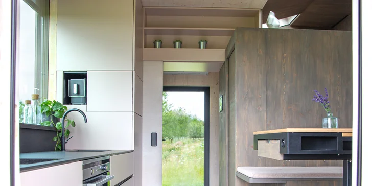 Netradiční ubytování v ulitě: domek s promyšlenými detaily až pro 5 osob