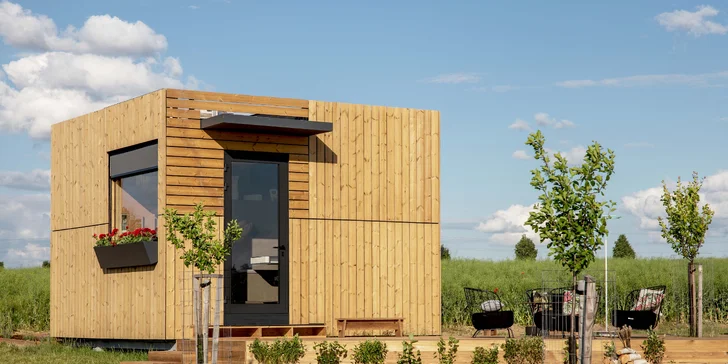 Netradiční ubytování v ulitě: domek s promyšlenými detaily až pro 5 osob