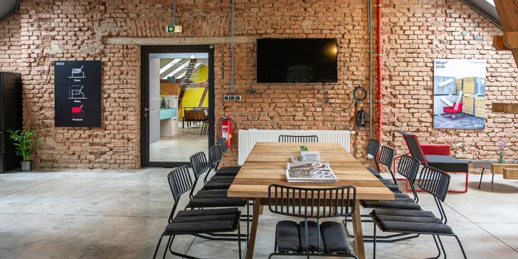 Bílovice: netradiční ubytování v mezonetovém apartmánu na Poli designu