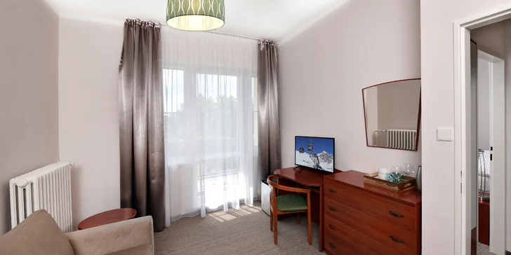 Pobyt v hotelu se snídaní a wellness v nádherné přírodě Tatranské Lomnice