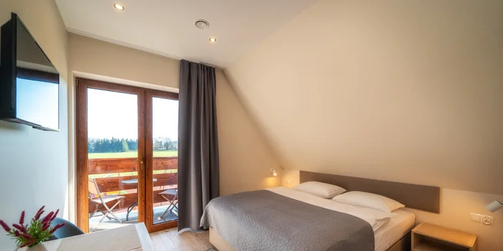 Perfektní ubytování se snídaní v blízkosti termálních lázní Gorący Potok a Szaflary