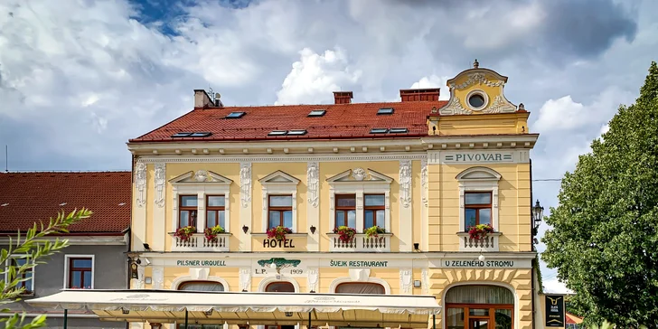 Pobyt v Nepomuku: strava, wellness, masáž i pivní lázně s degustací piv