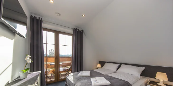 Perfektní ubytování se snídaní v blízkosti termálních lázní Gorący Potok a Szaflary