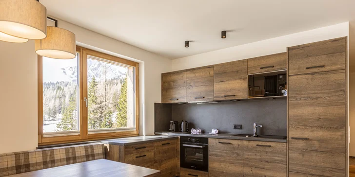 Nové krásné apartmány v rakouských Alpách se saunou až pro 4 osoby