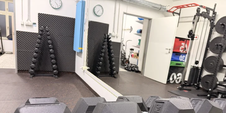 Hodinové vstupy do soukromé posilovny i s trenérkou pro 1–3 osoby