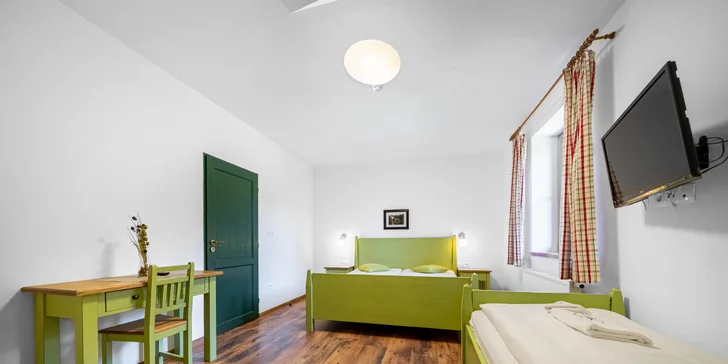 Šumavská Modrava: vybavené apartmány pro dva či rodinu, vč. polopenze i privátního wellness