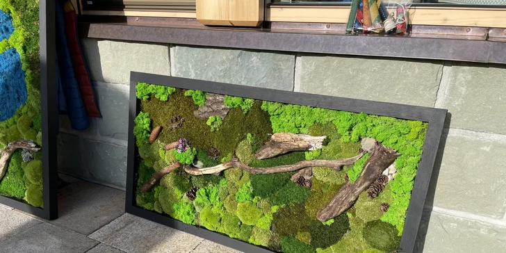 Workshop výroby mechového obrazu pro 1, 2 nebo 4 osoby