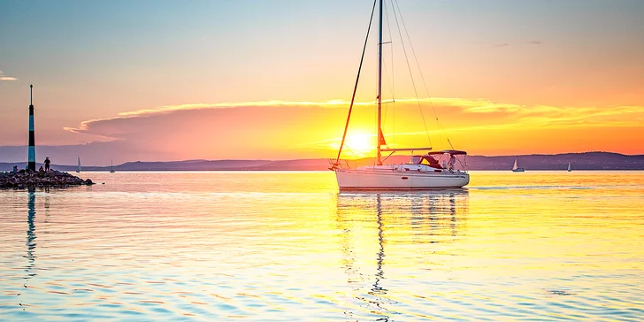 Hotel 300 metrů od Balatonu: neomezený wellness a polopenze