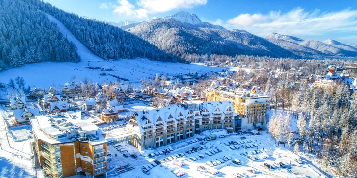 Pobyt v rodinném resortu v srdci polských Tater: strava, wellness a 2 děti zdarma