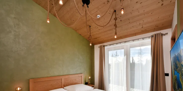 Apartmány ve Vysokých Tatrách s kuchyní a oddělenou ložnicí