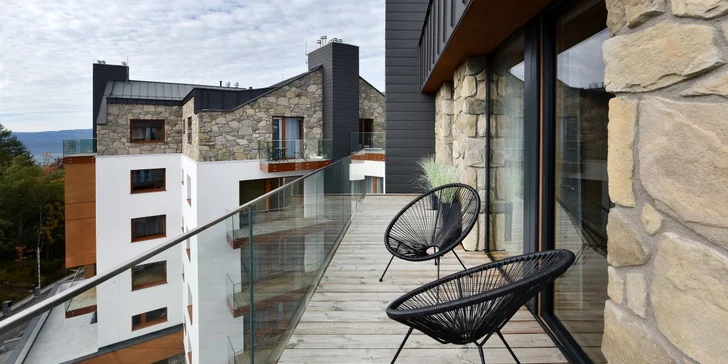 Apartmány ve Vysokých Tatrách s kuchyní a oddělenou ložnicí