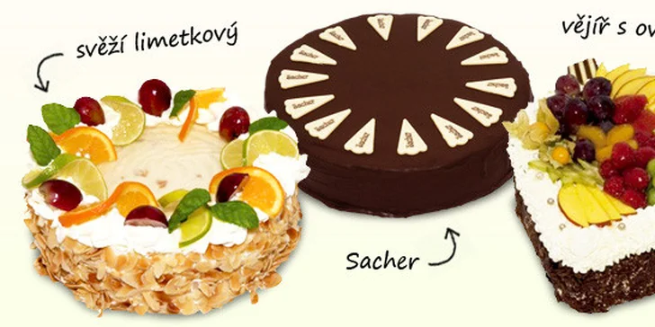 Vyberte si z pěti nejlepších dortů cukrárny Cherry