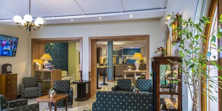 4* hotel blízko centra Budapešti se snídaní a welcome drinkem