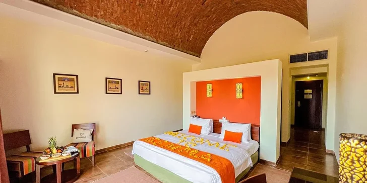 All inclusive dovolená v Egyptě: hotel Gemma Resort**** přímo u pláže, s bazény a animačním programem