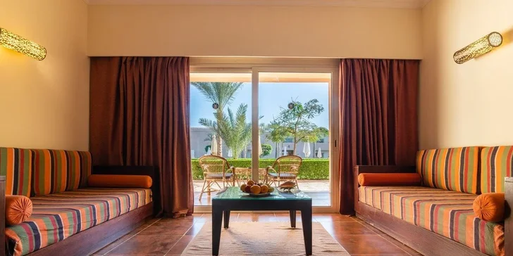 All inclusive dovolená v Egyptě: hotel Gemma Resort**** přímo u pláže, s bazény a animačním programem