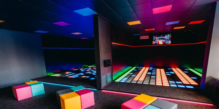 40 min. interaktivní hry Pixel Game i s nápoji pro dospělé, děti i studenty