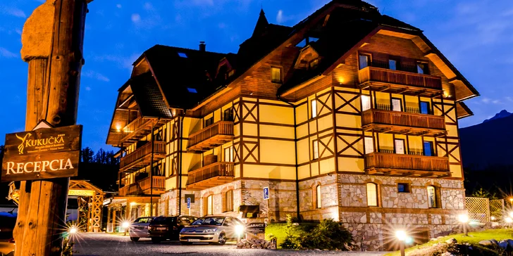 Dovolená v Tatranské Lomnici: 4* apartmány se snídaní a vstupem do wellness