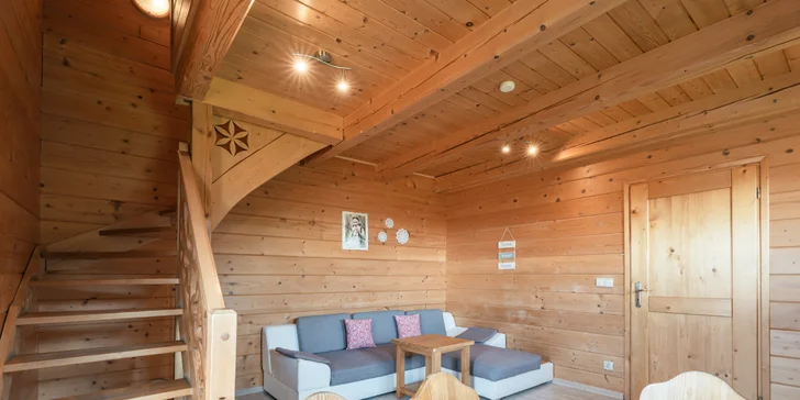 Dovolená v polských Beskydech: srubové chatky s kuchyňkou až pro 8 osob