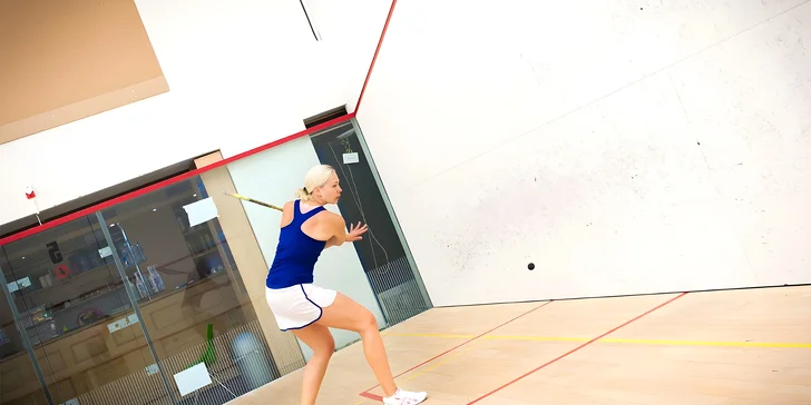 Individuální trénink squashe s mistryní ČR: rozviňte techniku, pohyb i taktiku