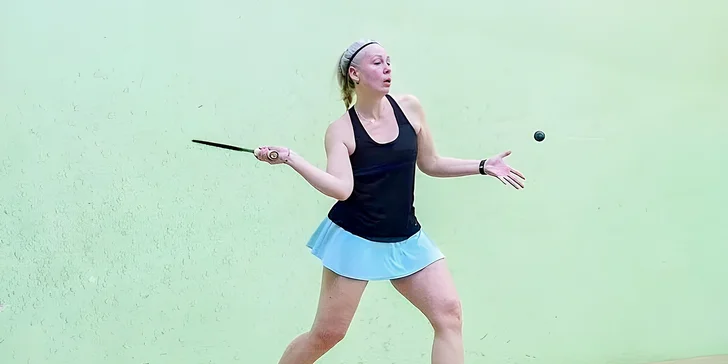 Individuální trénink squashe s mistryní ČR: rozviňte techniku, pohyb i taktiku