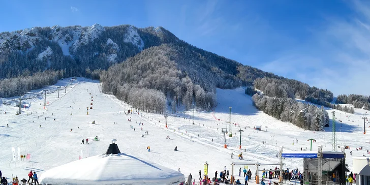 Zimní pobyt ve Slovinsku o pololetních prázdninách: hotel Alpina u sjezdovky, snídaně i skipas