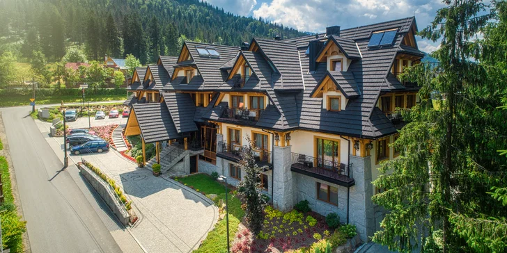 Skvělý odpočinek v Zakopaném: 4* hotel s wellness a snídaní nebo polopenzí
