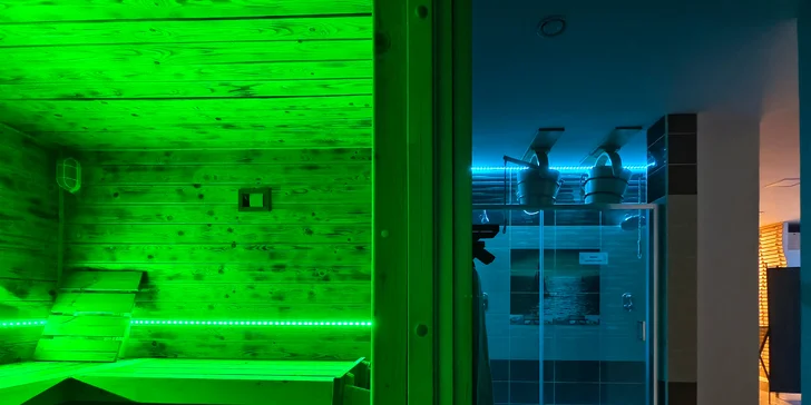 120 minut privátního wellness pro 2 osoby: sauny, vyhřívaná lehátka i lahev sektu
