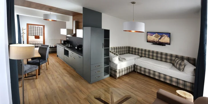 Pobyt ve Vysokých Tatrách: apartmány v Tatranské Lomnici se snídaní