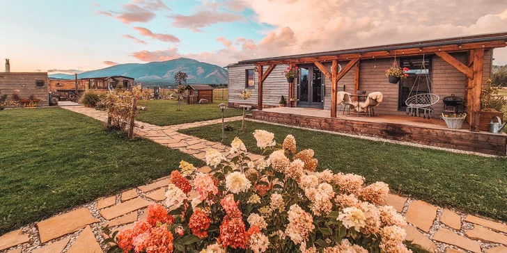 Mobilní domky s wellness a panoramatem Vysokých a Nízkých Tater