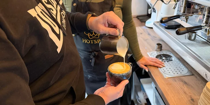 Baristický kurz & latte art pro 1 nebo 2 osoby: vaše první kroky do světa kávy