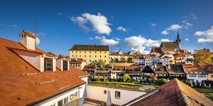 Pobyt v centru Českého Krumlova: krásný penzion přímo u řeky