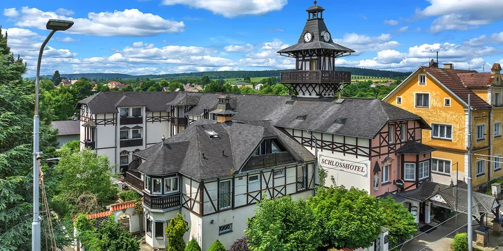 Odpočinek v klidné části Mariánských Lázní: pobyt s jídlem i wellness procedurami