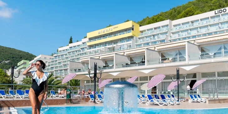 Dovolená v chorvatském zálivu Rabac: 4* hotel 150 m od pláže, strava i bazény