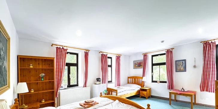 Pobyt v penzionu v Lužických horách se snídaní i privátním wellness, spousta výletů v okolí