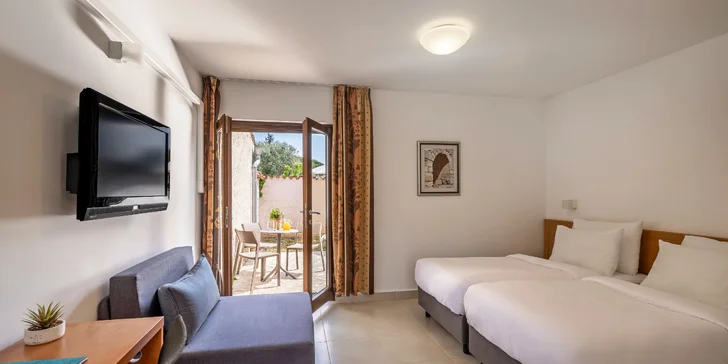 Relaxujte na Istrii: 3* resort přímo u pláže, snídaně nebo polopenze, bazén