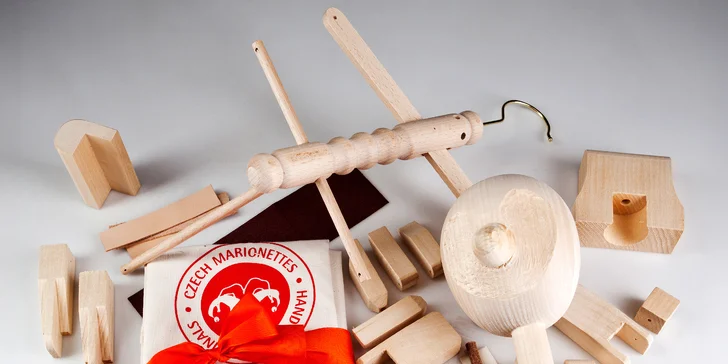 Kurz výroby dřevěné loutky v Nerudovce pro 1 nebo 2 osoby vč. tipů, jak s loutkou hrát