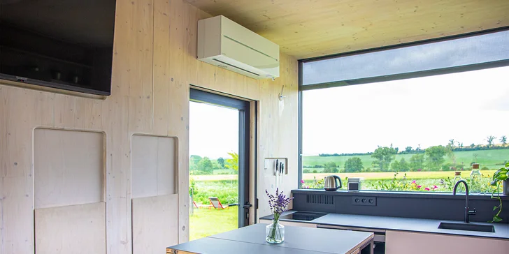 Netradiční ubytování v ulitě: domek s promyšlenými detaily až pro 5 osob