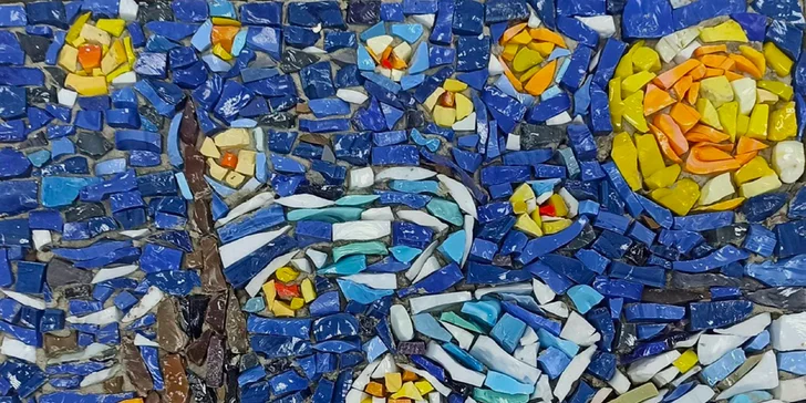 Jednodenní či dvoudenní kurz mozaiky ze skla i kamene pro 1 osobu
