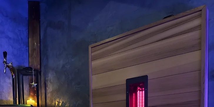 Privátní wellness pro 2 osoby: sauna, vířivka i infralavice, na 2 hodiny nebo na celou noc