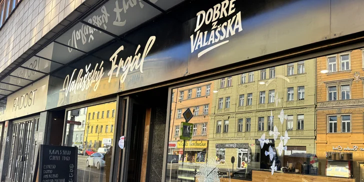 Pravý valašský frgál s kávou dle výběru na Seifertově ulici