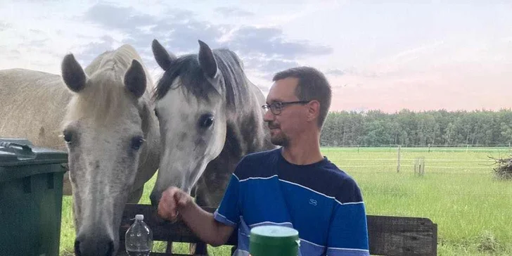 Projížďka na koni v přírodě u Českých Budějovic: 2,5 hod. pro 1 osobu