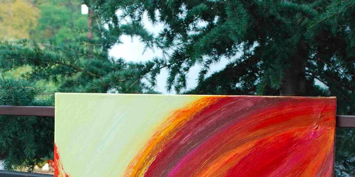 Zážitková malba obrazu: skupinová či individuální tvorba vybranou technikou