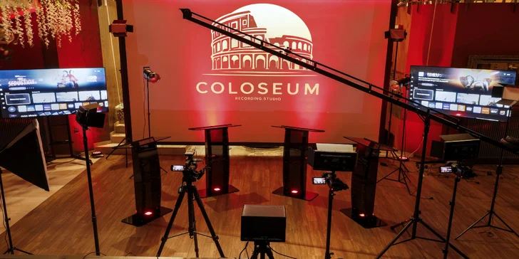 Ráj tvůrců: pronájem nahrávacího studia, fotoateliéru, zkušebny a stage i VIP privátního kina až pro 8 osob