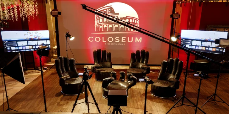 Ráj tvůrců: pronájem nahrávacího studia, fotoateliéru, zkušebny a stage i VIP privátního kina až pro 8 osob