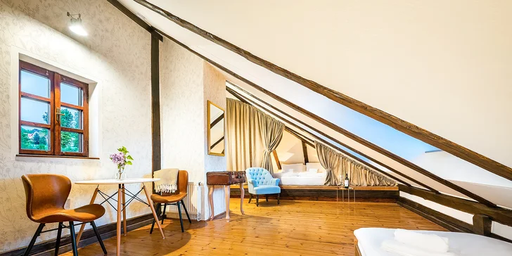 Pobyt v centru Českého Krumlova: krásný penzion přímo u řeky