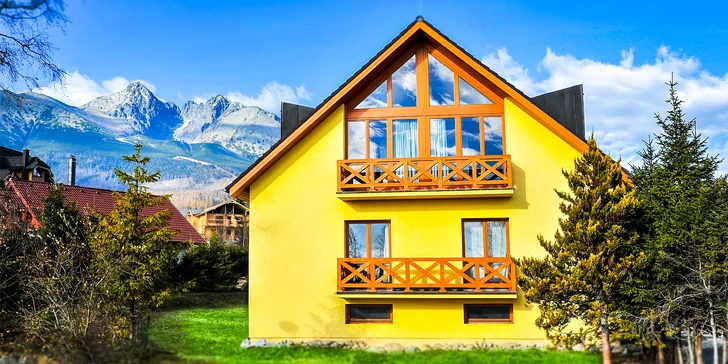 Pobyt ve Vysokých Tatrách: apartmány v Tatranské Lomnici se snídaní