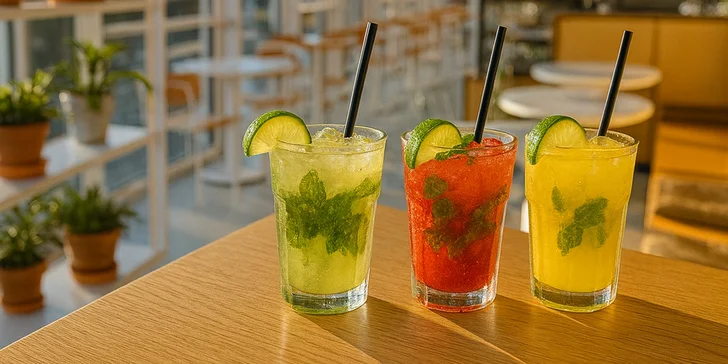 Originální mojito v srdci Plzně pro 1 nebo 2 osoby: klasika, yuzu i jahoda