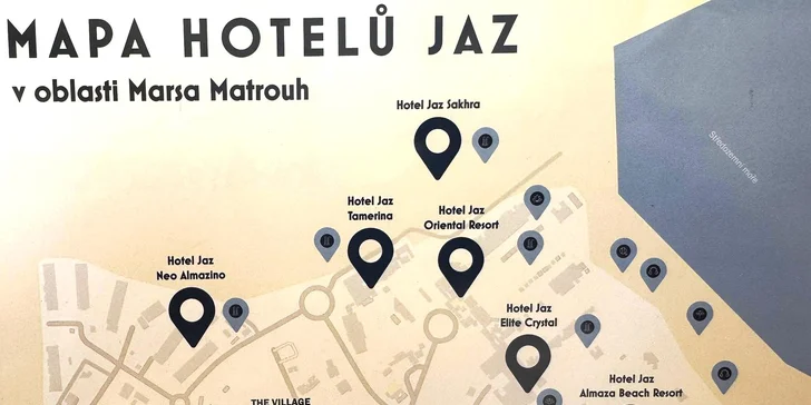 All inclusive dovolená v egyptském Marsa Matrouh: 4* hotel Jaz Neo Almazino