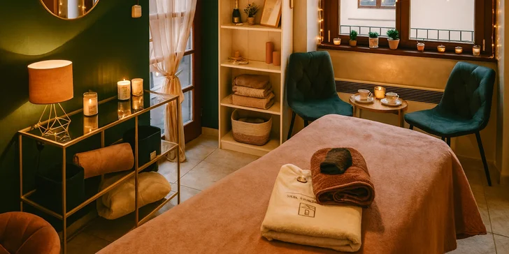 Uvolnění a odpočinek: relaxační masáže se zábalem a hřejivý rituál pro tělo i pleť